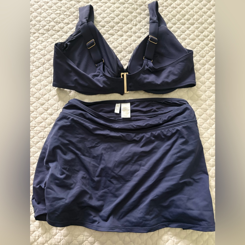 Anne Cole Navy Bikini Set - Picture 3 of 3